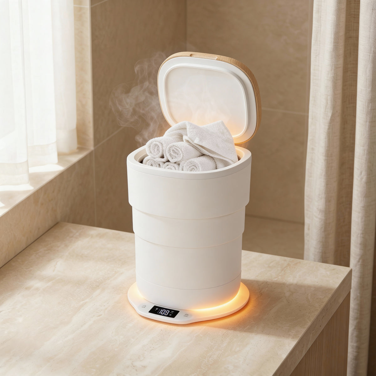 WarmBarrel™ Towel Warmer